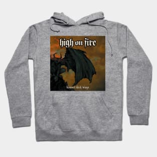 High On Fire Blessed Black Wings Hoodie